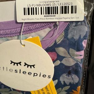 dusk bloom two piece little sleepies pjs